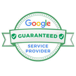 oogle Guaranteed Service Provider badge awarded to The Painting Doctor, signifying trust and quality in painting services in Sterling, IL.